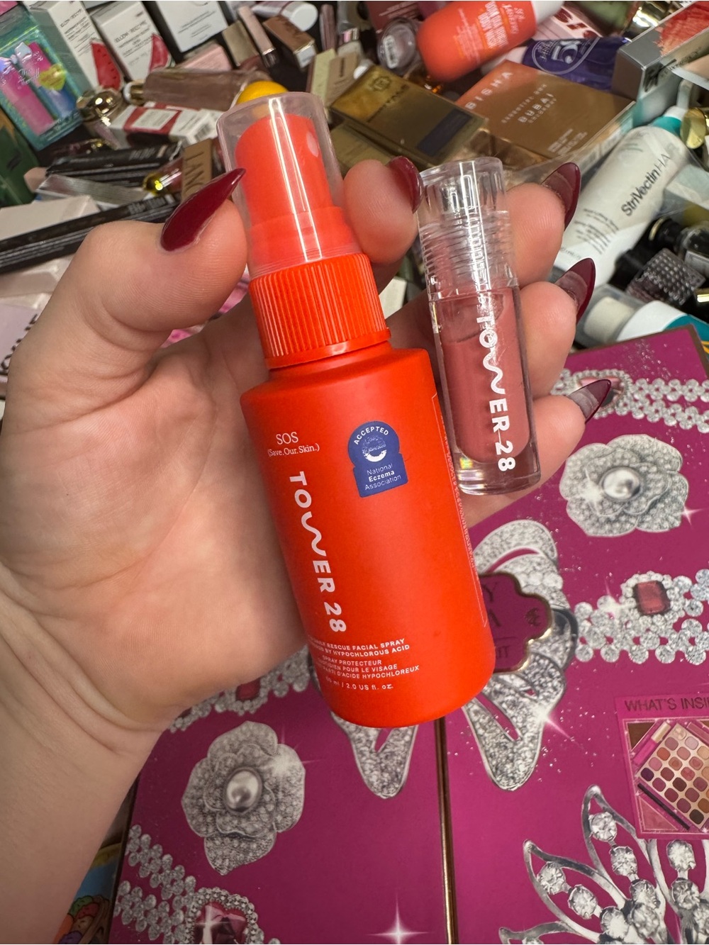 Tower 28 SOS Spray & Lip Gloss Duo